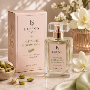 Flacon Pistache Gourmande Eau de Parfum Collection Élégance