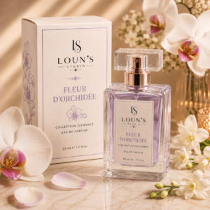 Flacon Fleur d'Orchidée Eau de Parfum Collection Élégance